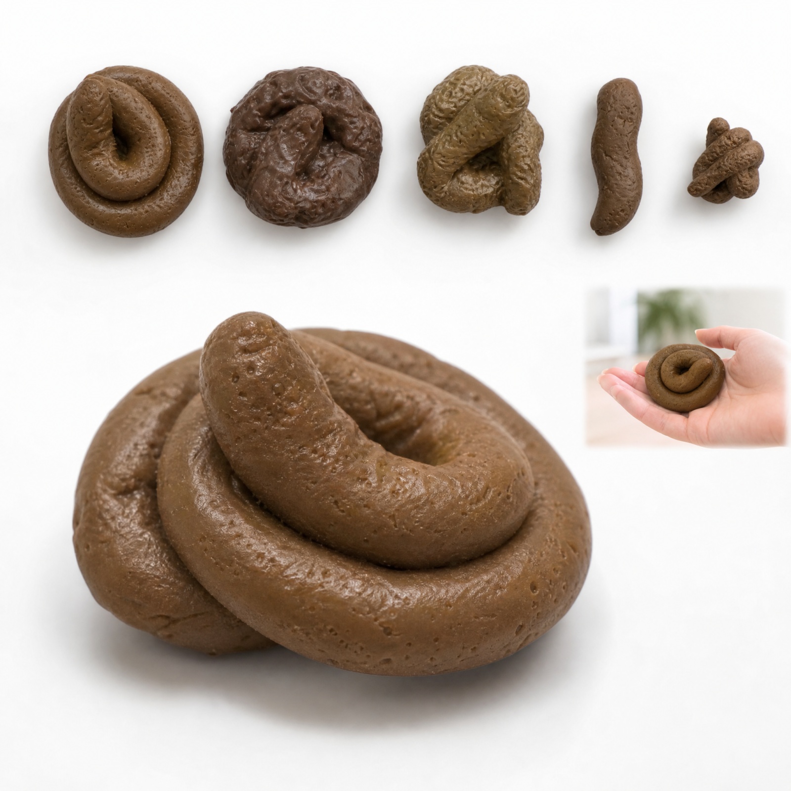 Fake Poop Gag Gift - Cacca Finta Realistica in Plastica Morbida