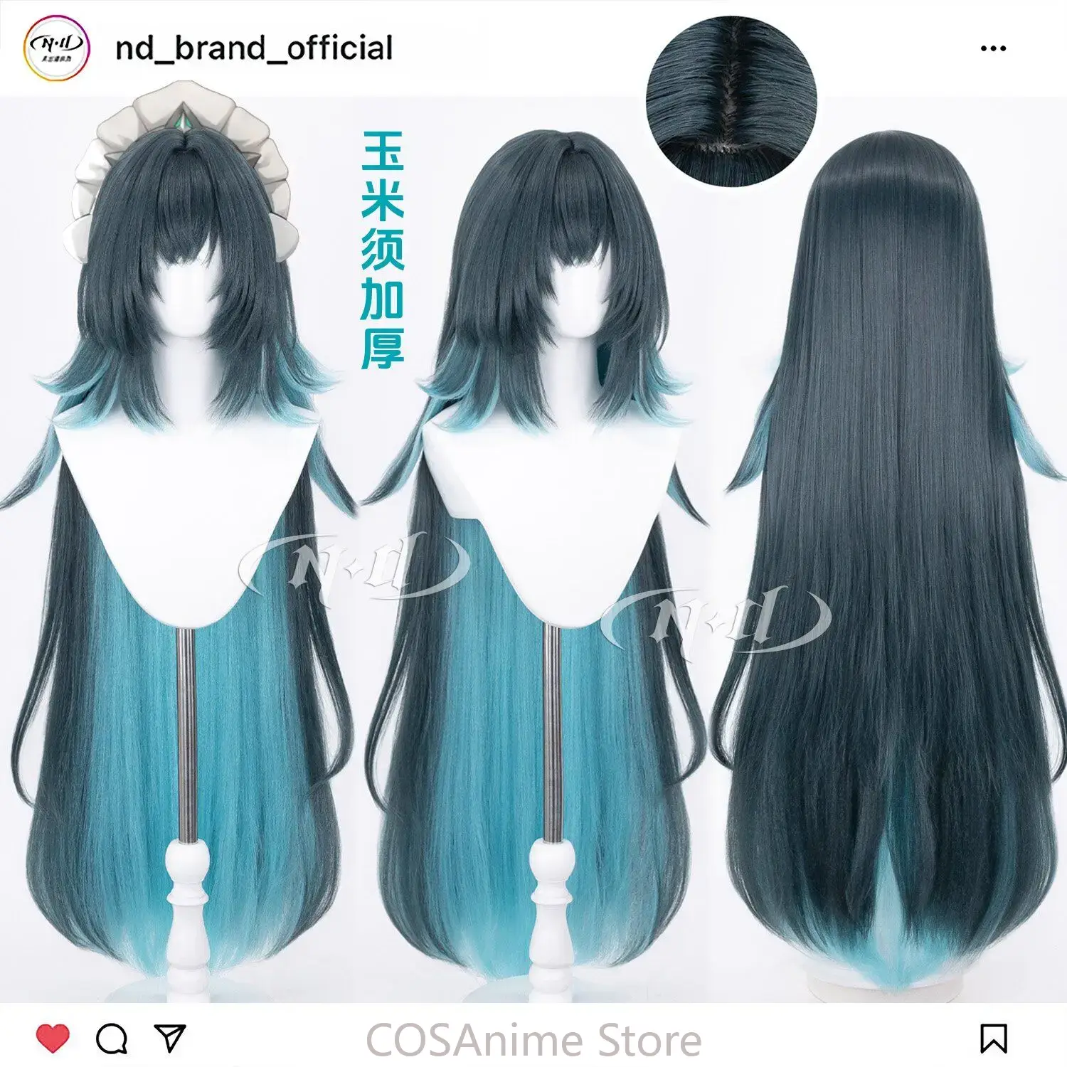 Anime Cosplay Wig Heat Resistant - Danica, parrucca cosplay da anime di