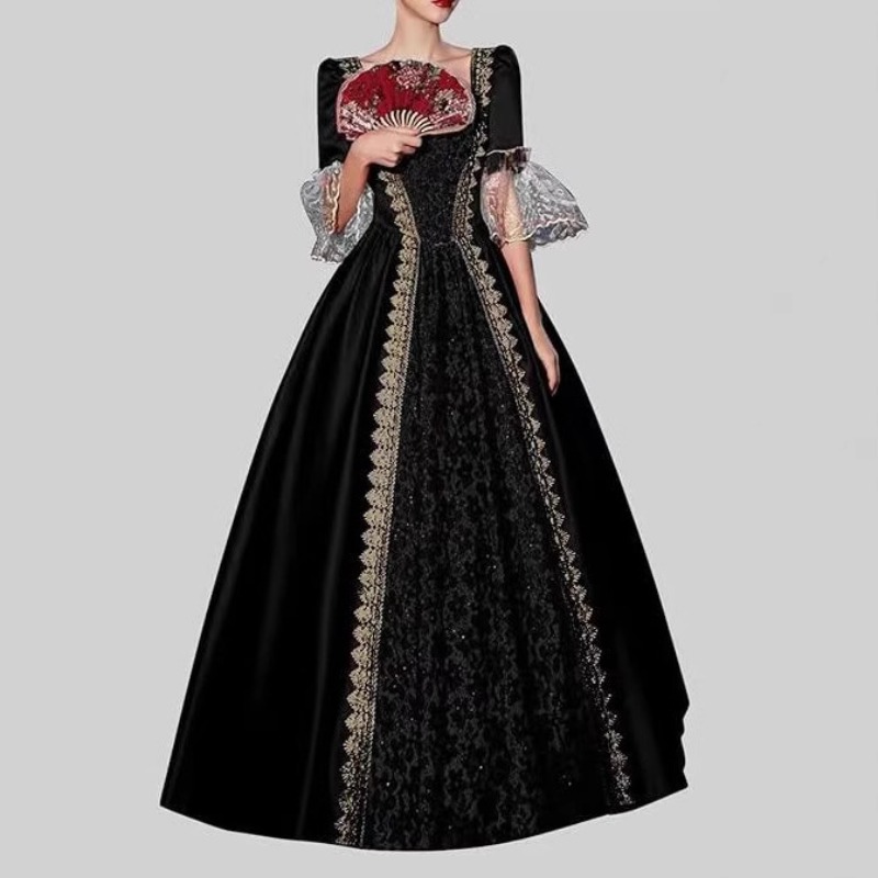 Medieval Renaissance Dress Women - Abito da donna S-5XL, nuovo, in