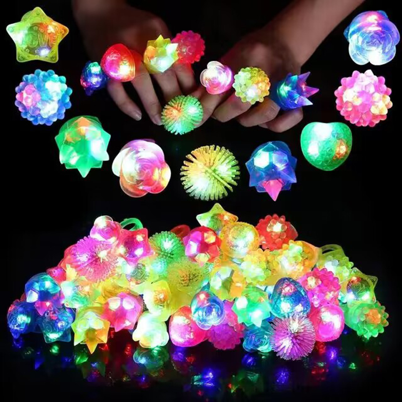 Glow In The Dark Party Glasses - 20/30/50pcs Anelli luminosi LED Light Up