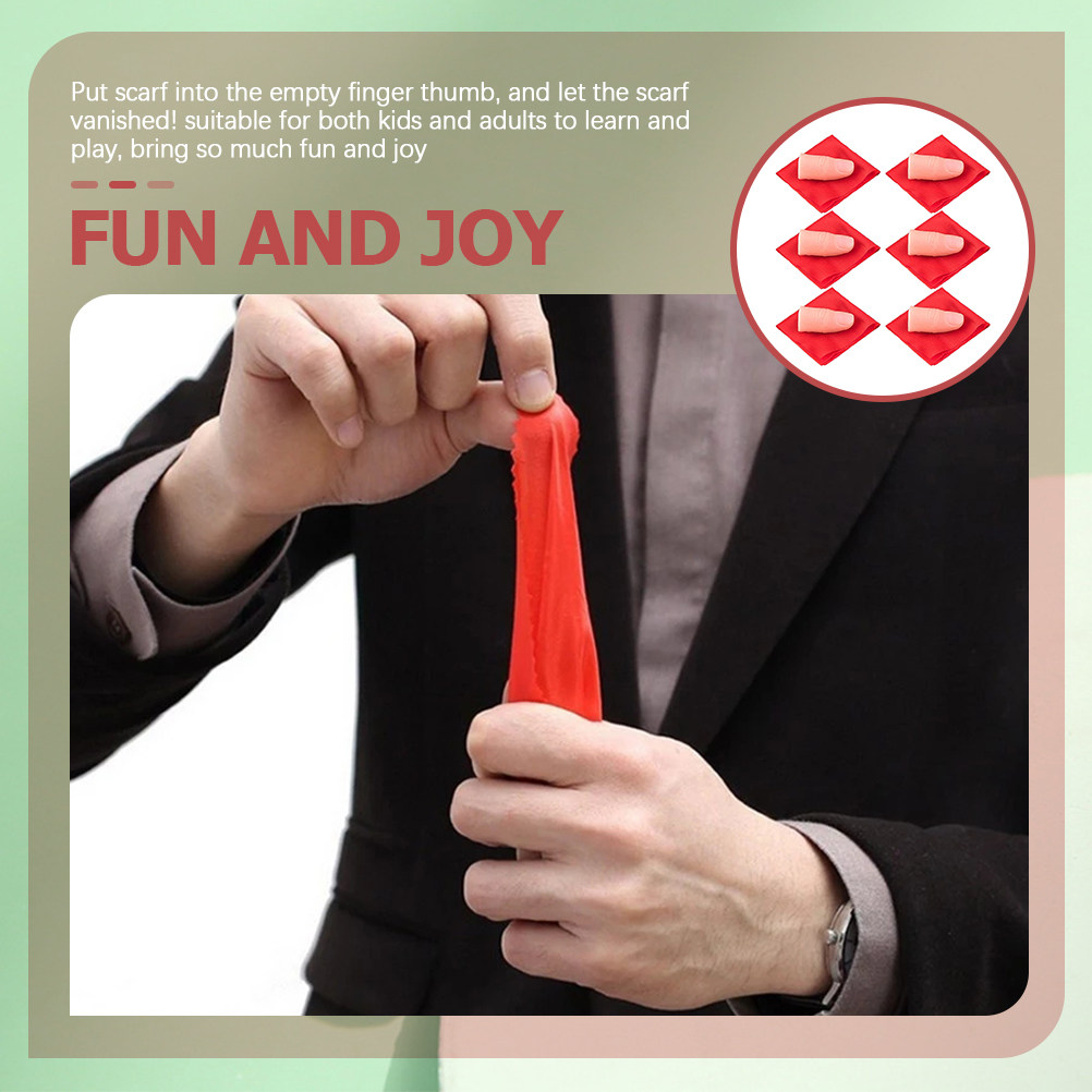 Thumb Tip Magic Trick Set - Set di 6 Accessori per Trucchi