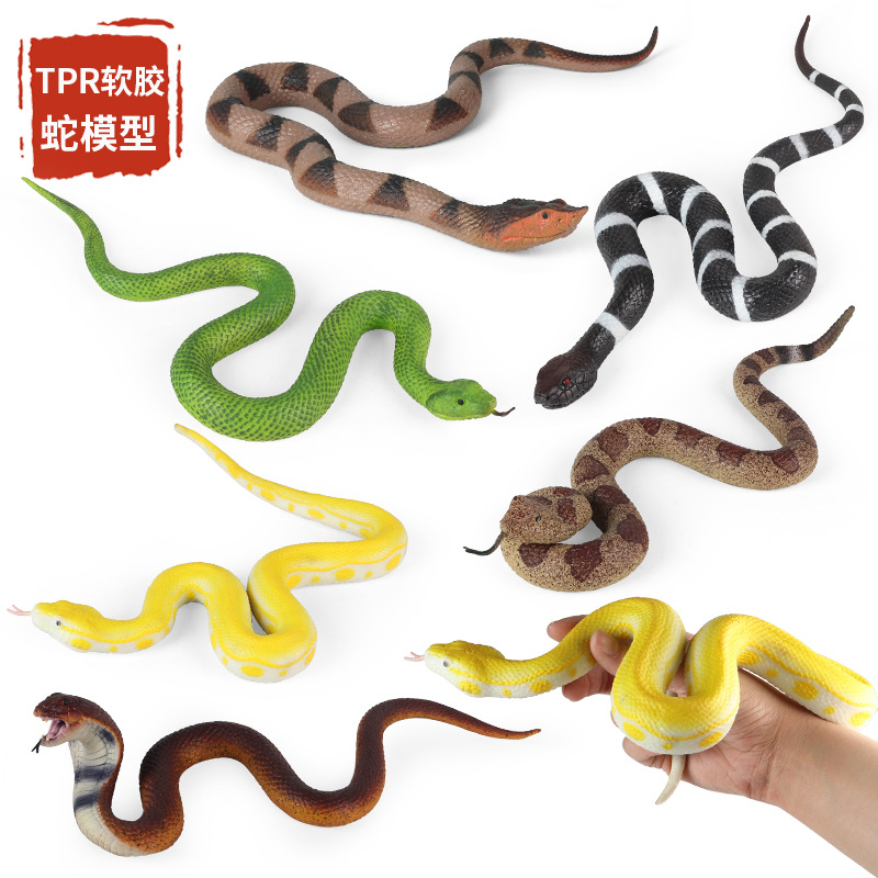 Prank Toys - Simulazione gomma morbida animale pitone dorato