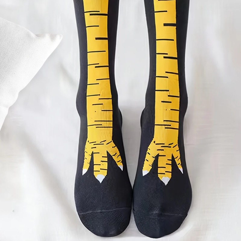 1/2/5 Paia di Calze al Ginocch - Funny Chicken Leg Socks recensione e prezzo