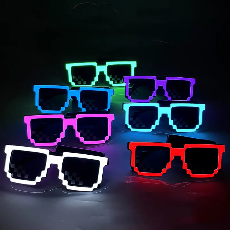 Occhiali luminosi a LED senza  - Glow In The Dark Party Glasses recensione e prezzo