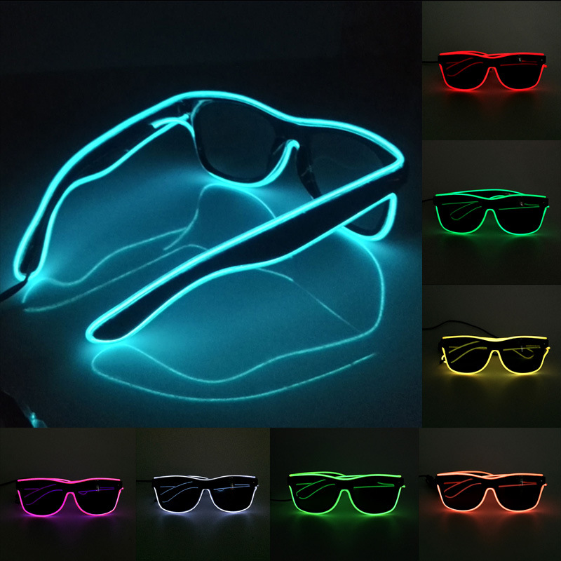 NUOVI occhiali a LED luci fest - Glow In The Dark Party Glasses recensione e prezzo