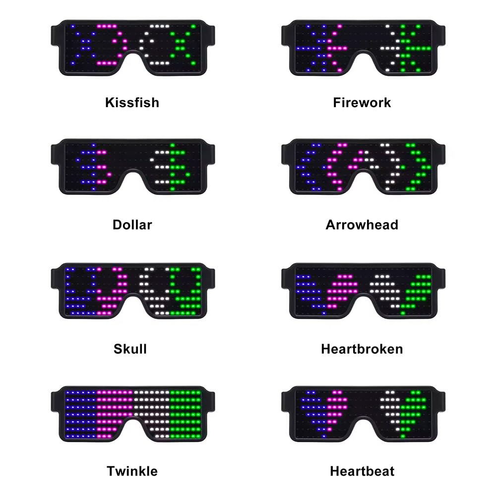 Occhiali a LED illuminano occh - Glow In The Dark Party Glasses recensione e prezzo