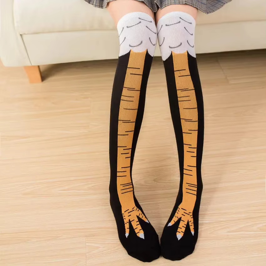1/2/5 Paia di Calze al Ginocch - Funny Chicken Leg Socks recensione e prezzo