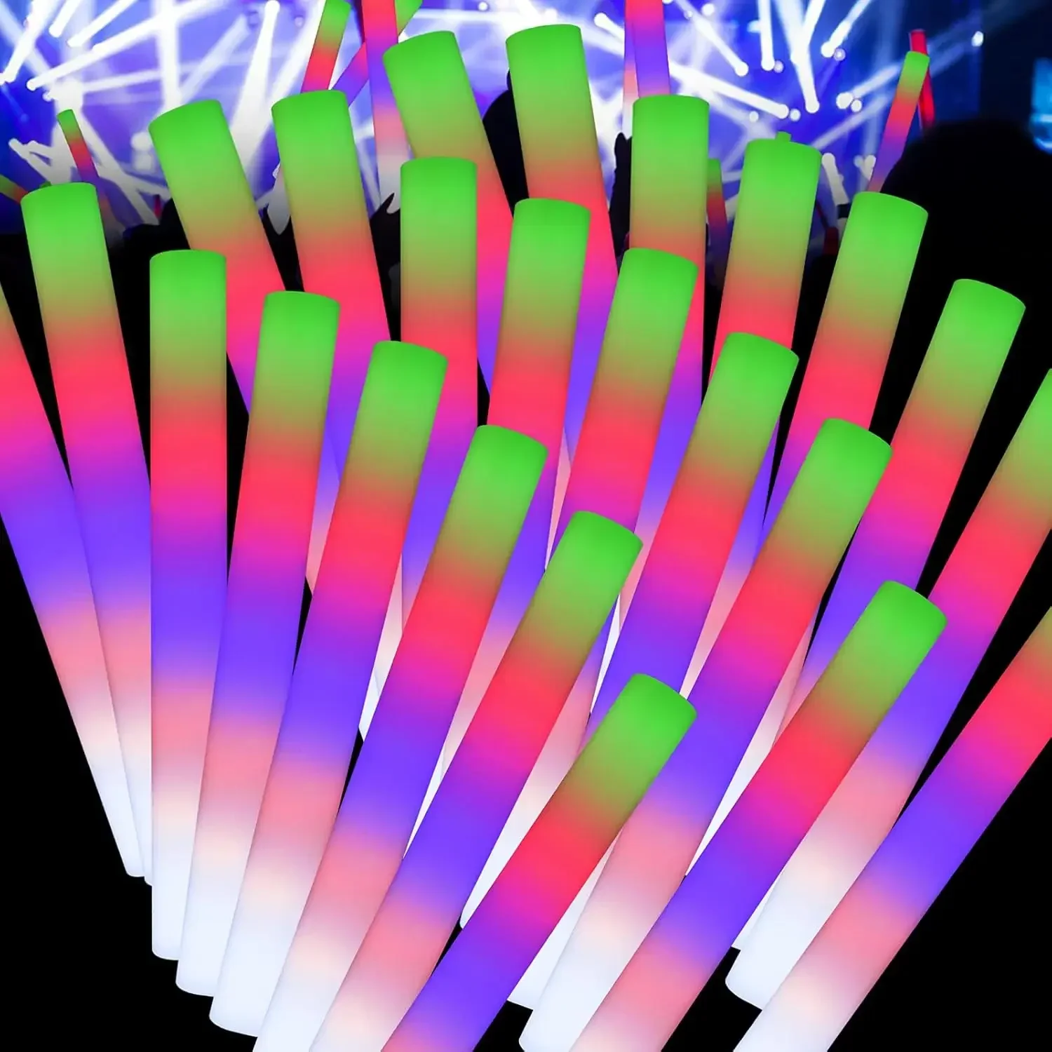 2Z-50PCS Bastoncini Luminosi a - Flashing Led Foam Sticks Party recensione e prezzo