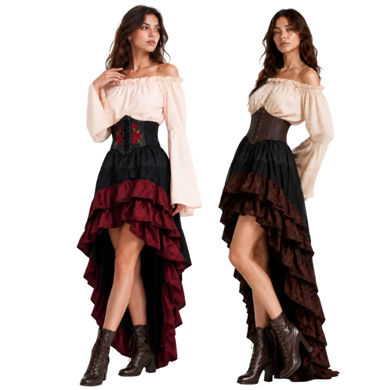 Abito da Pirata Medievale Retr - Medieval Renaissance Dress Women recensione e prezzo