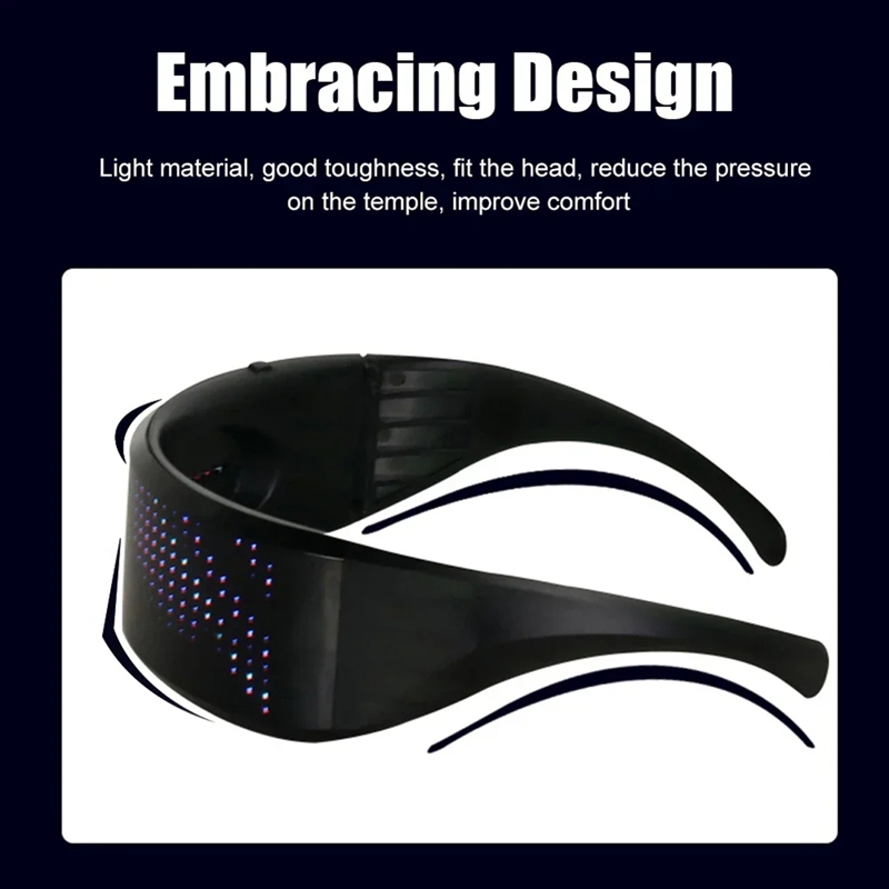 Occhiali LED Luminosi Futurist - Glow In The Dark Party Glasses recensione e prezzo