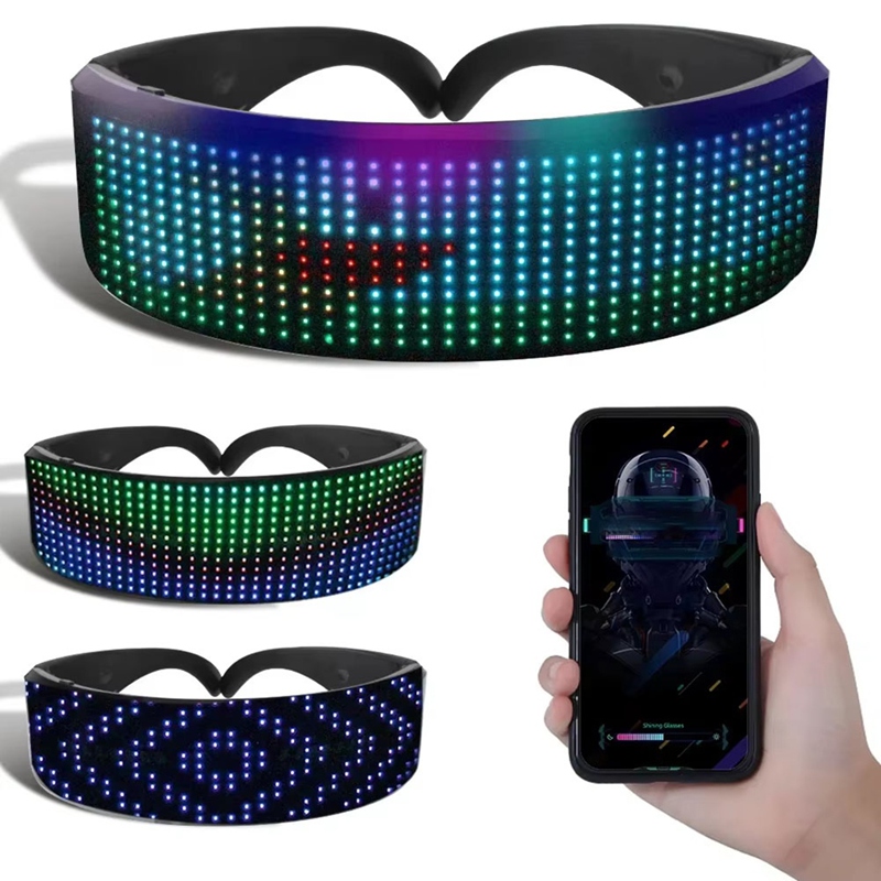 Occhiali LED Luminosi Futurist - Glow In The Dark Party Glasses recensione e prezzo